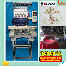 Elucky Single Head Компьютеризированная вышивальная машина для дома / торговли / промышленного использования